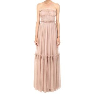 NWT Just Cavalli Gathered Pink Tulle Dress Size 8